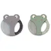 Image de Lot de 2 anneaux de dentition rafraîchissant Gris Et Vert