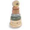 Image de Jouet à empiler en bois avec base culbuto Multicolore