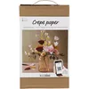 Image de Creativ Company Creative Sets Crepe Paper Bouquet - for Crafting Beautiful Crepe Paper Decoration