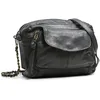 Image de PIECES Pcnaina Leather Cross Over, Sacs bandoulière femme, Noir (Black), 5,5x14x20 cm (B x H T)