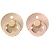 Image de BIBS Colour Natural Rubber Size 1: 0+ months tétine Vanilla / Blush 2 pcs