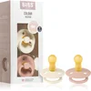 Image de BIBS Colour Natural Rubber Size 1: 0+ months tétine Ivory / Blush 2 pcs
