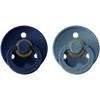 Image de BIBS Colour Natural Rubber Size 1: 0+ months tétine Deep Space / Petrol 2 pcs