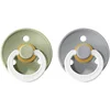 Image de BIBS Colour Natural Rubber Size 2: 6+ months tétine Sage Night / Cloud Night 2 pcs