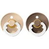 Image de BIBS Colour Natural Rubber Size 2: 6+ months tétine Vanilla Night / Dark Night 2 pcs