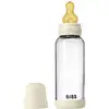 Image de Biberon en verre Rond Caoutchouc naturel 1 Pack Ivory
