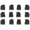 Image de SOHO - Lucca Mini Pince Cheveux Barrettes et pinces à cheveux 12 pieces Noir female