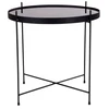 Image de HOUSE NORDIC Table basse ronde en acier poudré et verre - Ø 48 x H 48 cm