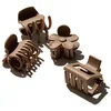 Image de Hairlust - Small Claw Hair Clips, Café Barrettes et pinces à cheveux 1 pieces Marron clair female