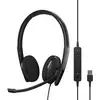 Image de EPOS EPOS ADAPT 160T USB II - Headset - On-Ear - kabelgebunden Micro-casque supra-auriculaire filaire Stereo noir Noise Cancelling volume réglable, mise en