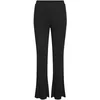 Image de Noisy May Pantalon Évasé Pasa Femme Pantalon en Toile Noir XS