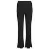Image de Noisy May Pantalon Évasé Pasa Femme Pantalon en Toile Noir S