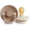 Image de FRIGG Rope Size 1:0-6 months tétine Cream/Croissant 2 pcs