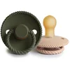 Image de FRIGG Rope Size 1:0-6 months tétine Croissant/Olive 2 pcs