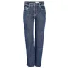 Image de Noisy may Pantalon pour Femme, Bleu foncé Denim, 31W / 32L