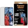 Image de PanzerGlass Protection d'écran Privacy Ultra-Wide Fit Anti-bactérienne avec applicateur Apple iPhone 17 Pro Max