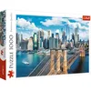 Image de Trefl - Pont de Brooklyn, New York, lesles États-Unis - Puzzle 1000 Pièces - Paysage Urbain, Les Gratte-Ciel, Puzzle DIY, Divertissement Créatif, Puzzles Classiques pour Adultes et Enfants 12+