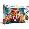 Image de Trefl Puzzle - Face à Face avec Un Tigre, 600 Pièces, Crazy Shapes, Qualité Premium, pour Adultes et Enfants à partir de 10 Ans
