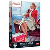 Image de Trefl Premium Plus Quality - Puzzle Coca-Cola: C'est l'heure de Faire Une Pause   1000 pièces, série Motifs intemporels, pièces Parfaitement ajustées, pour Adultes et Enfants âgés de 14 Ans et Plus
