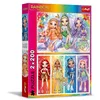 Image de Trefl - Puzzle 2 en 1 : Rainbow High, Poupées Mannequins Arc-en-Ciel - 2 x 200 Pièces - Ensemble de Deux Puzzles pour Les Adolescents