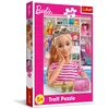 Image de Trefl - Barbie, Meet Barbie - Puzzle 100 pièces - Puzzle Rose avec la poupée la Plus Populaire au Monde, Divertissement créatif, Amusant pour Les Enfants à partir de 5 Ans