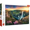 Image de Trefl, Puzzle, Wasserfall Haifoss, Island, 2000 Teile, für Kinder AB 12 Jahren, 26.85" x 37.83"