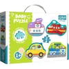 Image de Trefl, Puzzle, Véhicules, 2 Pièces, 4 Sets, Baby Classic, pour Enfants à partir de 1 an