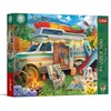 Image de Trefl Premium Plus Quality - Puzzle Tea Time: Camper Van - 500 pièces, série d'images nostalgiques peintes, pièces Parfaitement ajustées, pour Adultes et Enfants âgés de 10 Ans et Plus