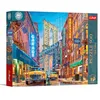 Image de Trefl Premium Plus Quality - Puzzle Tea Time: Vue du Pont de Manhattan - 500 pièces, série d'images nostalgiques peintes, pièces Parfaitement ajustées, pour Adultes et Enfants âgés de 10 Ans et Plus