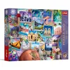 Image de Trefl Premium Plus Quality - Puzzle Tea Time: Souvenirs de Voyage - 500 pièces, série d'images nostalgiques peintes, pièces Parfaitement ajustées, pour Adultes et Enfants âgés de 10 Ans et Plus