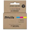 Image de ACTIS PartyDeco Marque Compatible modèle Tusz kh-653cr (zamiennik HP 653xl 3ym74ae; Premium; 18ml; 300 stron; kolorowy)
