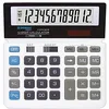 Image de Calculatrice de Bureau DONAU Tech/K-DT4126-09 Fonction Racine 12 Chiffres/ 156x152x28mm/ Couleur : Blanc/Calculatrice avec Affichage 12 Chiffres/Double Alimentation/Garantie 5 Ans