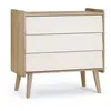 Image de Commode bébé Vintage Fresh Sable et Blanc