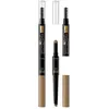 Image de Eveline Cosmetics Kredka à Sourcils 3-en-1 avec Éponge et Brosse - Teinte 01 Moyen Brun