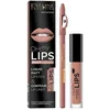 Image de Eveline Cosmetics Oh! My Lips - Ensemble Rouge à Lèvres Liquide Mat et Crayon Contour des Lèvres, Set 03