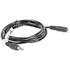 Image de lanberg env.-mjfj 10cc-BK Câble Audio Jack stéréo mâle vers Jack 3,5 mm Femelle 0015, Noir 1,5 m