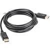 Image de LANBERG Cable DISPLAYPORT Macho Macho 4K 3M Negro