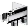 Image de OMNIRES Universal Support de douchette avec raccord de flexible, 8873C-KCR,