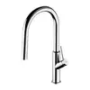 Image de OMNIRES BEND Mitigeur de cuisine pivotant, avec douchette extractible, BE6455CR,