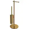 Image de OMNIRES MODERN PROJECT Porte-brosse WC avec brosse, MP60810GL,