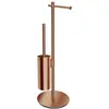 Image de OMNIRES MODERN PROJECT Porte-brosse WC avec brosse, MP60810CPB,