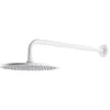 Image de Omnires WGSET1WM Slimline Douche de Pluie avec Bras, ø25 cm, Matte White