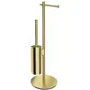 Image de OMNIRES MODERN PROJECT Porte-brosse WC avec brosse, MP60810BSB,