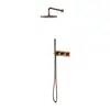 Image de OMNIRES CONTOUR Colonne de douche avec mitigeur monocommande, SYSCT10CPB,