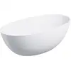 Image de OMNIRES SHELL Baignoire ovale en îlot, SHELL148WWBM,