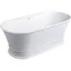 Image de OMNIRES CLASSICA Baignoire ovale en îlot, CLASSICA170WWZPBM,