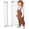 Image de LIONELO Truus Slim LED Barrière de Sécurité Enfant et Animaux 75 105 cm, pour Porte et Escalier, sans Perçage, Fermeture Automatique, AutoStop