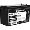 Image de Green Cell Batterie AGM VRLA 12V 7,2Ah - Batterie Plomb-Acide de Remplacement pour systèmes UPS, Alimentation de Secours et Applications à Cycles fréquents (Batterie Gel)