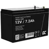 Image de Green Cell Green Cell - USV-Akku - 1 x Batterie - Sealed Lead Acid (SLA) AGM05 Batterie au plomb 12 V 7.2 Ah plomb-gel (l x H x P) 151 x 95 x 65 mm cosses