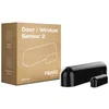 Image de Détecteur d'ouverture Z-Wave noir avec sonde de température - Fibaro